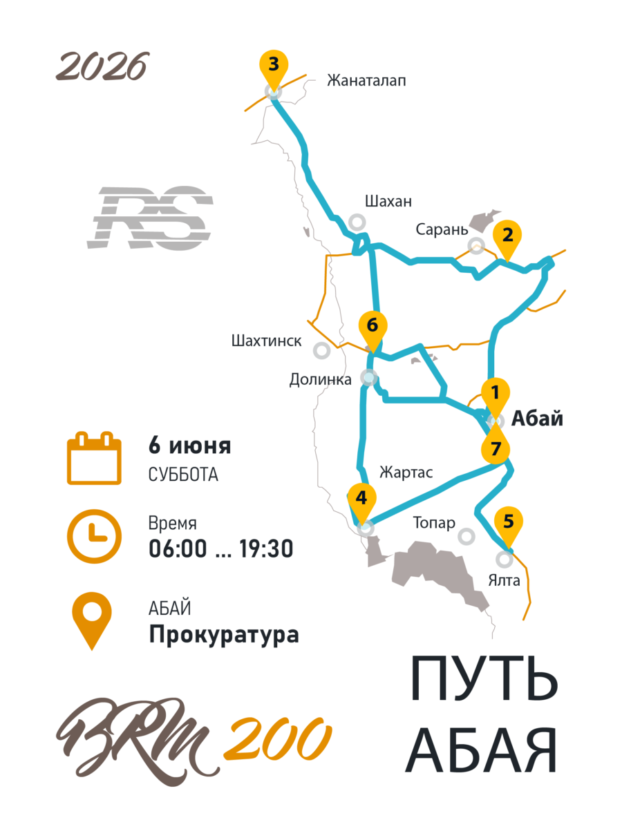BRM 200 Путь Абая 2026